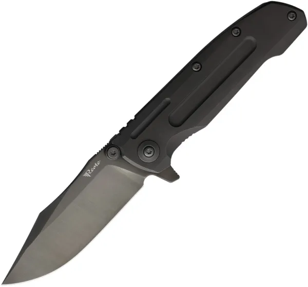 Reate Knives 9DV2 Framelock Ti Black DLC REA224