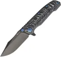 Reate Knives 9DV2 Framelock Storm Fat CF - REA230