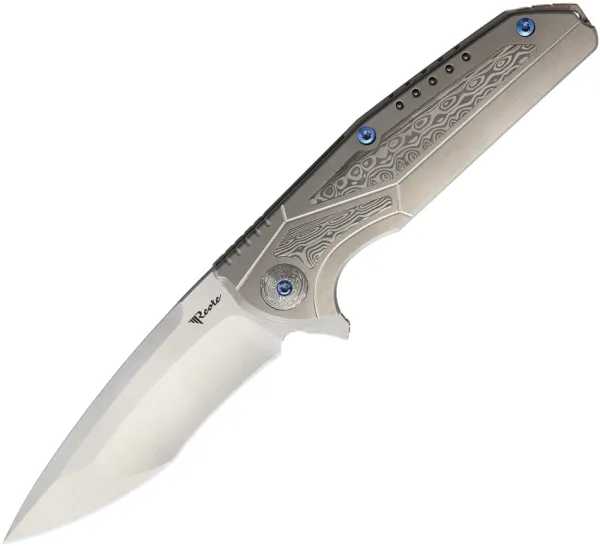 Reate Knives K4 Framelock Damascus REAK4SD