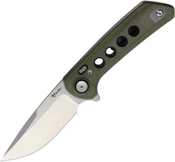 Reate Knives PL-XF Pivot Lock Grn Mic SW REAPLXF3