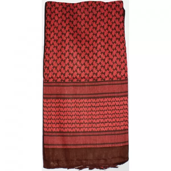 Red Rock Outdoor Gear Shemagh Head Wrap Red-BLK RED7004