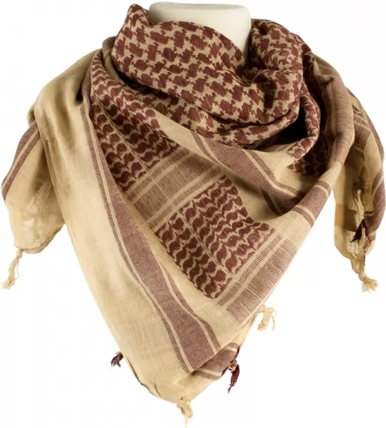 Red Rock Outdoor Gear Shemagh Head Wrap Tan-Brown RED7005