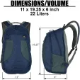Red Rock Outdoor Gear Rio Backpack Navy-Gray RED86013NG