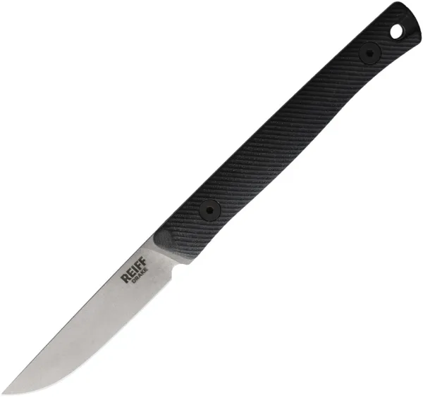 Reiff Knives Drake Bird & Trout Fixed Blade REKDK319BLGBLKA