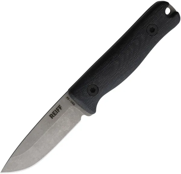 Reiff Knives F3 EDC Fixed Blade SW BCM REKF3119BCMBLKA