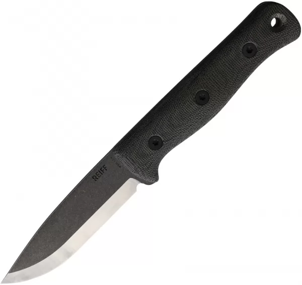 Reiff Knives F4 Scandi Bushcraft Black REKF4021BCMBRLR