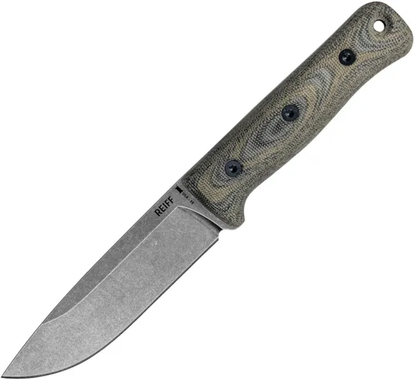 Reiff Knives F5 Survival GRN BLK Micarta REKF50112BCK