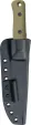 Reiff Knives F5 Survival Fixed Blade OD REKF5011ODGK