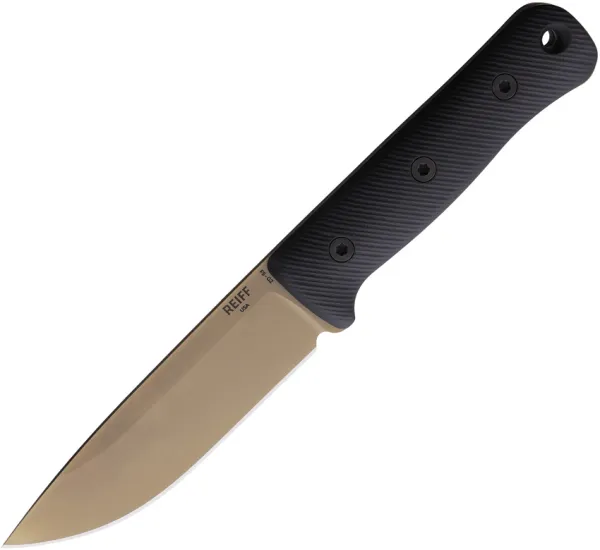 Reiff Knives F5 Gen 2 FDE Blk G10 REKF511DBLGBLKA