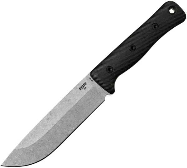 Reiff Knives F6 Leuku Gen 2 Fixed Blade Mic REKF6019BCMBLKA