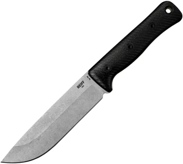 Reiff Knives F6 Leuku Gen 2 Fixed Blade G10 REKF6019BLGBLKA