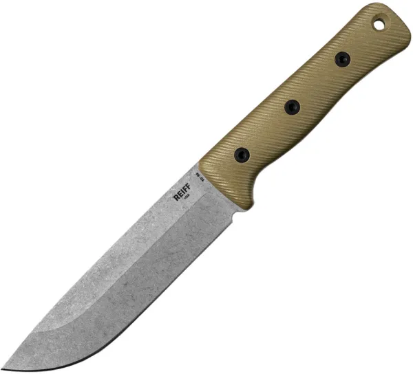 Reiff Knives F6 Leuku Gen 2 Fixed Blade G10 REKF6019ODGBLKA