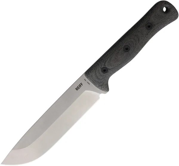 Reiff Knives F6 Leuku Survival Knife Blk REKF6112BCMBRLR
