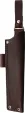 Reiff Knives F6 Leuku Survival Knife Blk REKF6112BCMBRLR