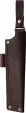 Reiff Knives F6 Leuku Survival Knife BlkG10 REKF6112BLGBRLR