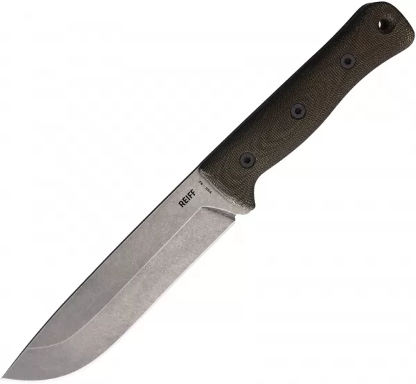 Reiff Knives F6 Leuku Survival Knife GCM REKF611GCMBLKR