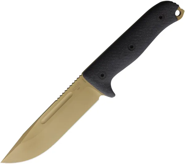 Reiff Knives Vicon Fixed Blade Blk Mic FDE REKVN11DBCMBLKA
