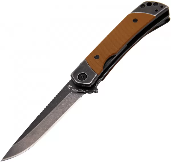 Revo Duo Linerlock Drop Point Brown REVDUODBRN