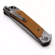 Revo Duo Linerlock Drop Point Brown REVDUODBRN