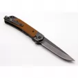 Revo Duo Linerlock Drop Point Brown REVDUODBRN
