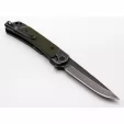 Revo Duo Linerlock Drop Point OD REVDUODGRN