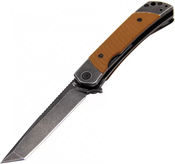 Revo Duo Linerlock Tanto Brown REVDUOTBRN
