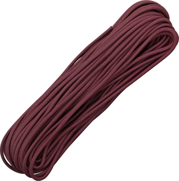 Marbles Parachute Cord Maroon 100 ft knives RG013H