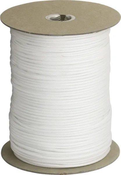 Marbles Parachute Cord White 1000 Ft knives RG1010S