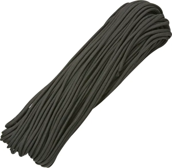 Marbles Parachute Cord Black 100 ft knives RG101H