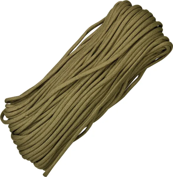 Marbles Parachute Cord Coyote 100 ft knives RG1024H