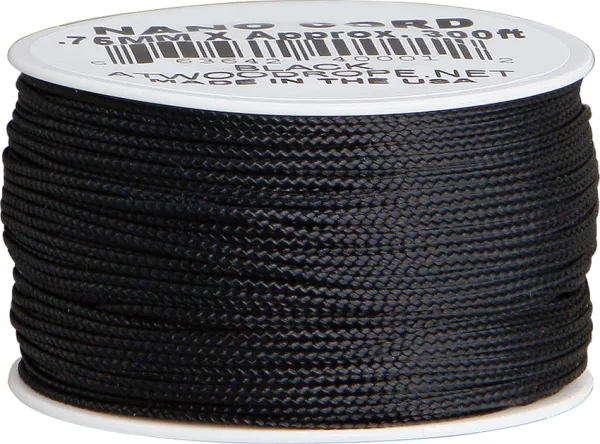 Atwood Rope MFG Nano Cord Black RG1037