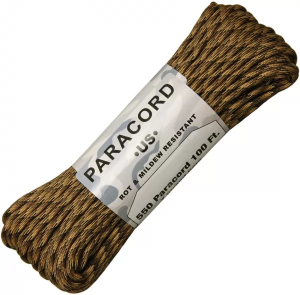 Atwood Rope MFG Parachute Cord FDE Camo Knives RG1209H