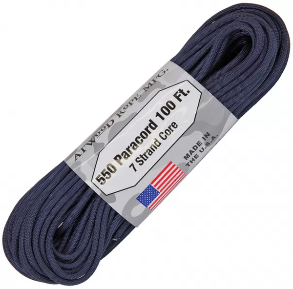 Atwood Rope MFG Parachute Cord Navy RG1221H
