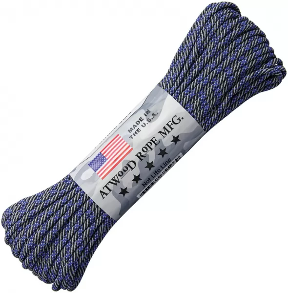Atwood Rope MFG Parachute Cord Thin Blue Line RG1236H