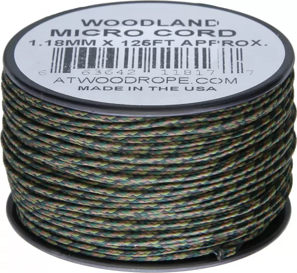 Atwood Rope MFG Micro Cord 125ft Woodland RG1257
