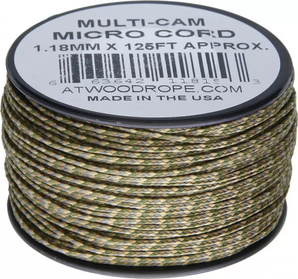 Atwood Rope MFG Micro Cord 125ft Multi-Cam RG1258