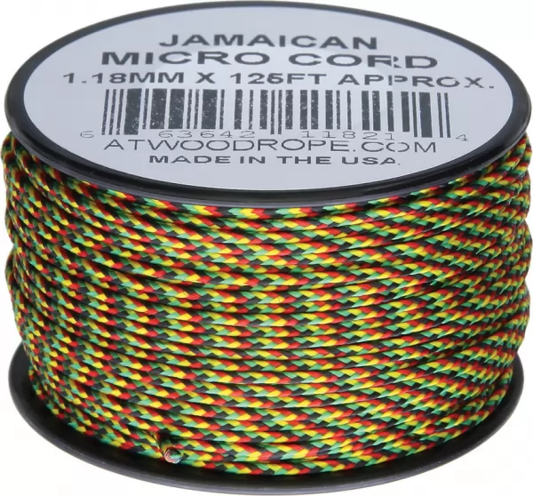 Atwood Rope MFG Micro Cord 125ft Jamaican RG1266