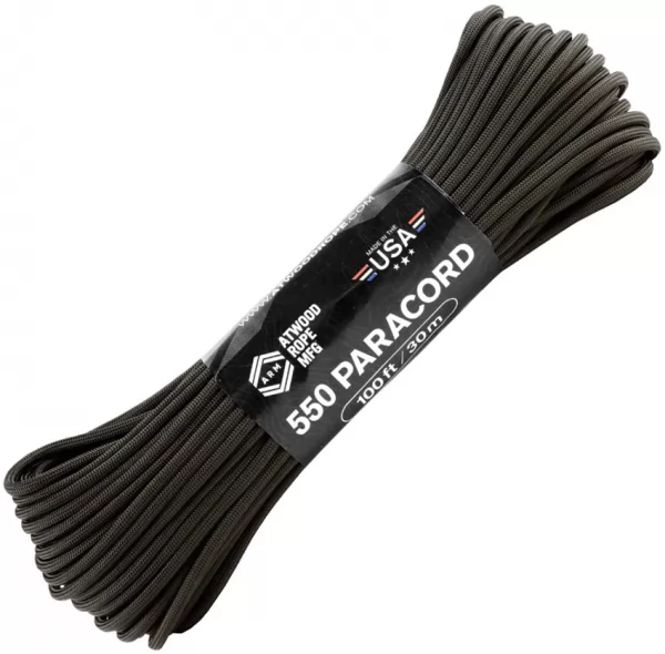 Atwood Rope MFG Parachute Cord Stealth Olive RG1307H