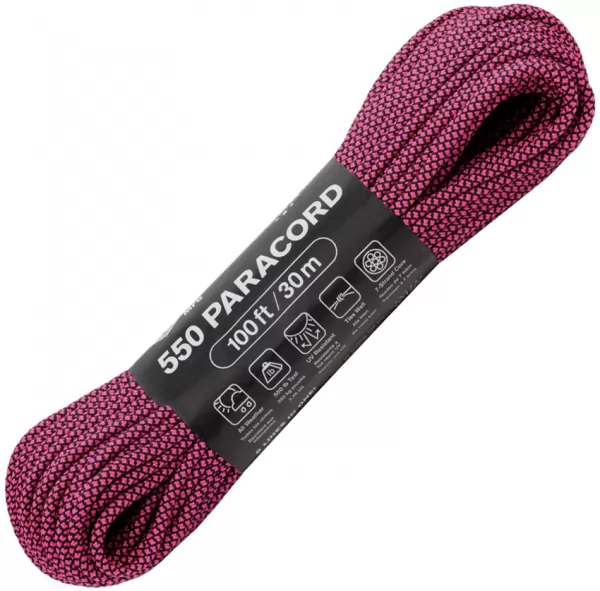 Atwood Rope MFG Parachute Cord Diamond Black RG1315H