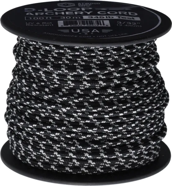 Atwood Rope MFG D-Loop Cord Black Glow RG1327H
