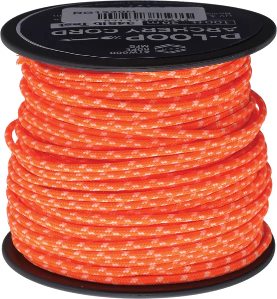 Atwood Rope MFG D-Loop Cord Neon Org Glow RG1330H