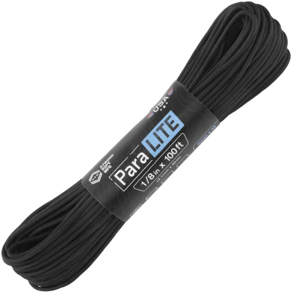 Atwood Rope MFG ParaLITE 100ft Black RG1342
