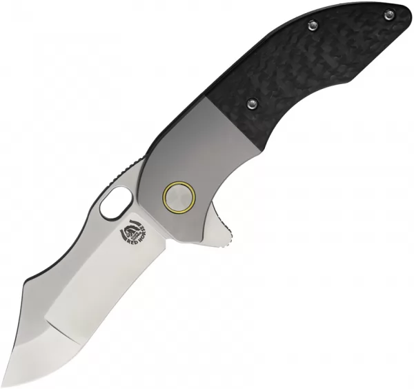 Red Horse Knife Works War Pig Framelock Twill CF RH036