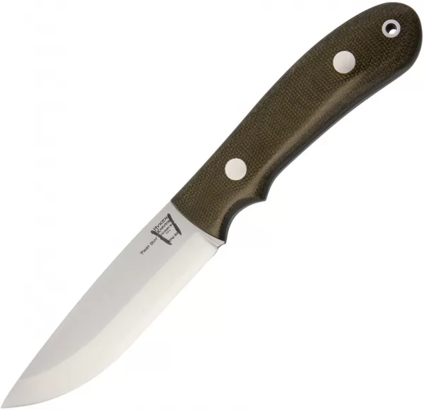 Hyken Knives Bushcrafter Green Canvas RHBSMGC