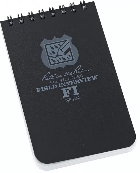 Rite in the Rain Field Interview Police 3x5 RITR104