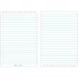 Rite in the Rain Top-Spiral Notebook 4x6 Blue RITR246
