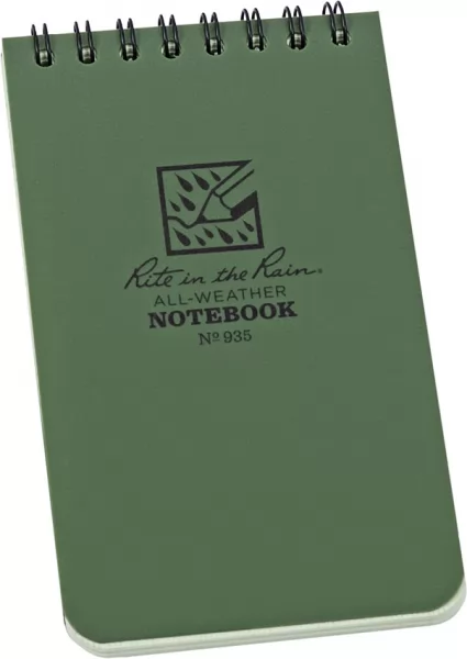 Rite in the Rain 3 x 5 Top Spiral Notebook RITR935