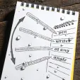 Rite in the Rain Click Action Pen Black RITRBK11
