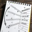 Rite in the Rain Metal Portage Pen RITRBK17