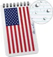 Rite in the Rain Top Spiral Flag Notebook 3x5 - RITRFLW35
